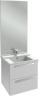 Мебель для ванной Jacob Delafon Struktura 60 белый блестящий, 2 ящика