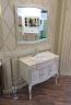 Мебель для ванной Opadiris Лаура белая с патиной