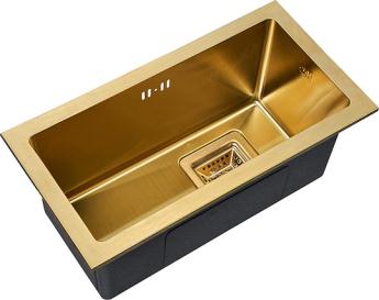 Дополнительная мойка Zorg Inox PVD SZR-2344 bronze