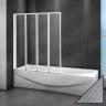 Шторка на ванну Cezares Relax V-4-90/140-P-Bi-L стекло punto