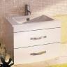Мебель для ванной Comforty Лаура 75-2 белый глянец