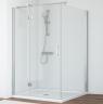 Душевой уголок Vegas Glass AFP-Fis 120*110 08 01 L профиль глянцевый хром, стекло прозрачное