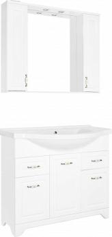 Мебель для ванной Style Line Олеандр-2 100 Люкс, белая