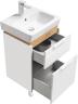 Комплект Унитаз-компакт Cersanit Parva new clean on с микролифтом + Мебель для ванной STWORKI Дублин 50