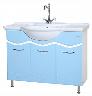 Мебель для ванной Bellezza Мари 105 белая/голубая
