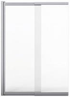 Шторка для ванны Azario MERRIT 1000х1400, Easy Clean раздвижная, прозрачное стекло 5 мм профиль СЕРЕБРО (AZ-NF6122 1000)