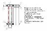 Радиатор биметаллический Rifar Monolit Ventil 350 8 секций левое подключение