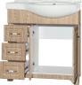 Мебель для ванной Style Line Олеандр-2 82 L, напольная, люкс, карпатская ель