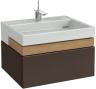 Мебель для ванной Jacob Delafon Terrace 80 ледяной коричневый лак