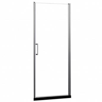 Распашная дверь Azario ALBERTA 900х1900, 6 мм, цвет профиля серебро