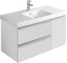 Мебель для ванной Jacob Delafon Odeon Up 105 белый блестящий, 2 ящика, 1 дверца