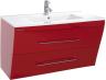 Мебель для ванной Bellezza Берта подвесная 90 красная