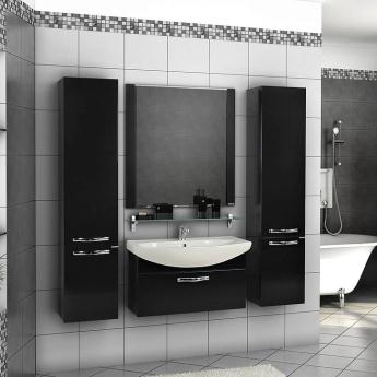 Мебель для ванной Акватон Ария 80 черный глянец