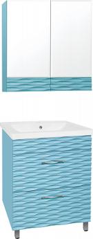 Мебель для ванной Style Line Ассоль 70 Люкс Plus наполная, аквамарин