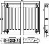Радиатор стальной Kermi FKO 120912 тип 12