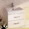 Мебель для ванной Comforty Лаура 60-2 белый глянец